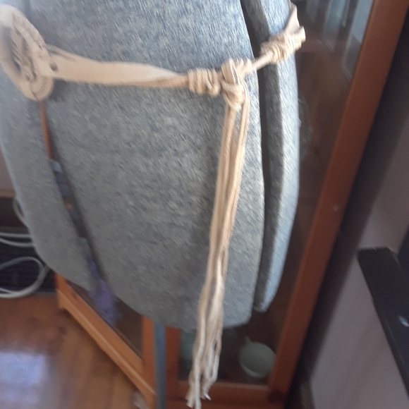 Tribal 70s 80s suede leather tasseled belts - Picture 12 of 16